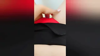 Young stepsister masturbates her wet pussy through red In US breeks when home unsurpassed - LuxuryOrgasm